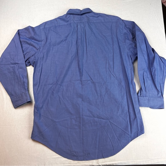 Polo Ralph Lauren Shirt 15 1/2 - 33 Blue Yarmouth Oxford Button Down Flesh Pony - Picture 3 of 10